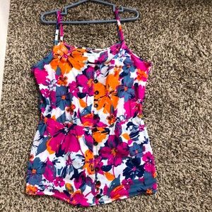 Floral tank top